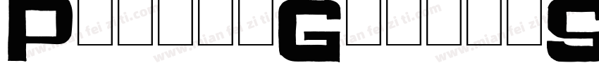 PublicGothicSquare A字体转换